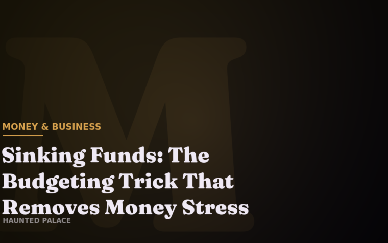 Sinking Funds: The Budgeting Trick That Removes Money Stress